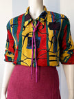 Vintage print blouse
