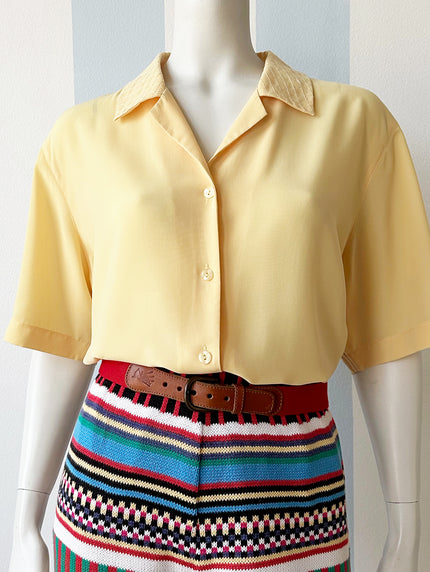 Pastelgele blouse