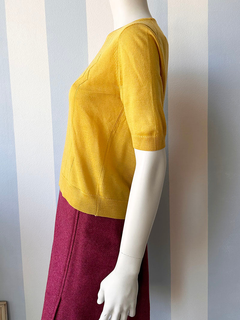 Warmgele tricot top