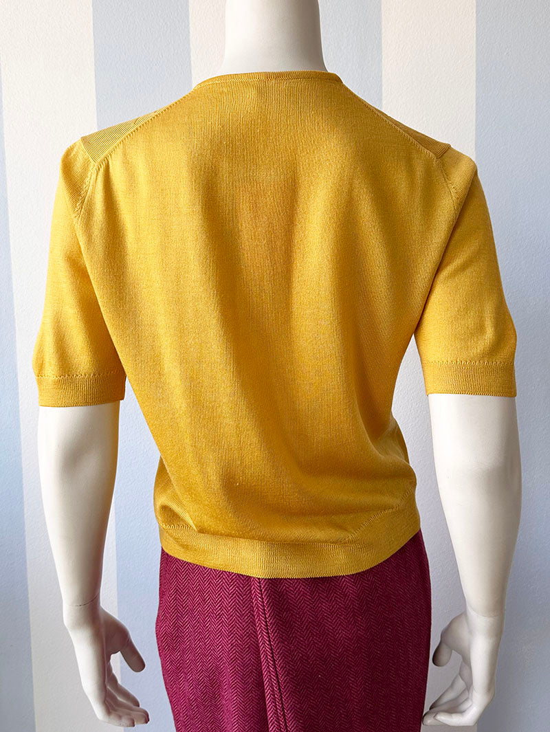 Warmgele tricot top