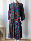 Jurk met multicolour dessin
