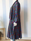 Jurk met multicolour dessin