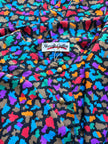 Jurk met multicolour dessin