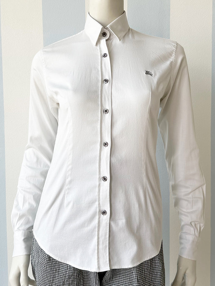 Witte stretch blouse