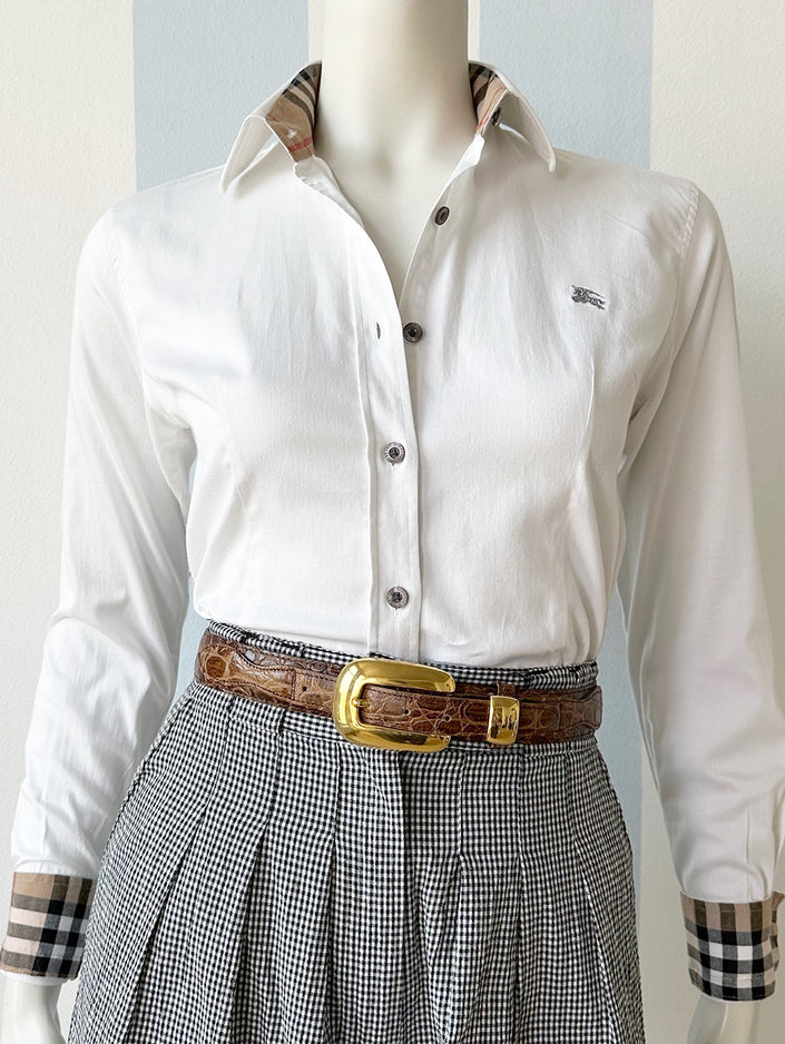 Witte stretch blouse