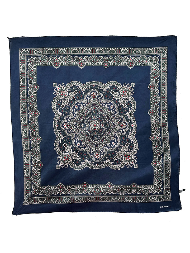 Zijden paisley designer sjaal