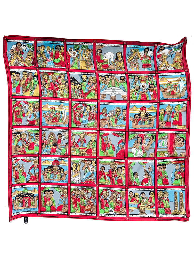 Zijden sjaal uit Ethiopië