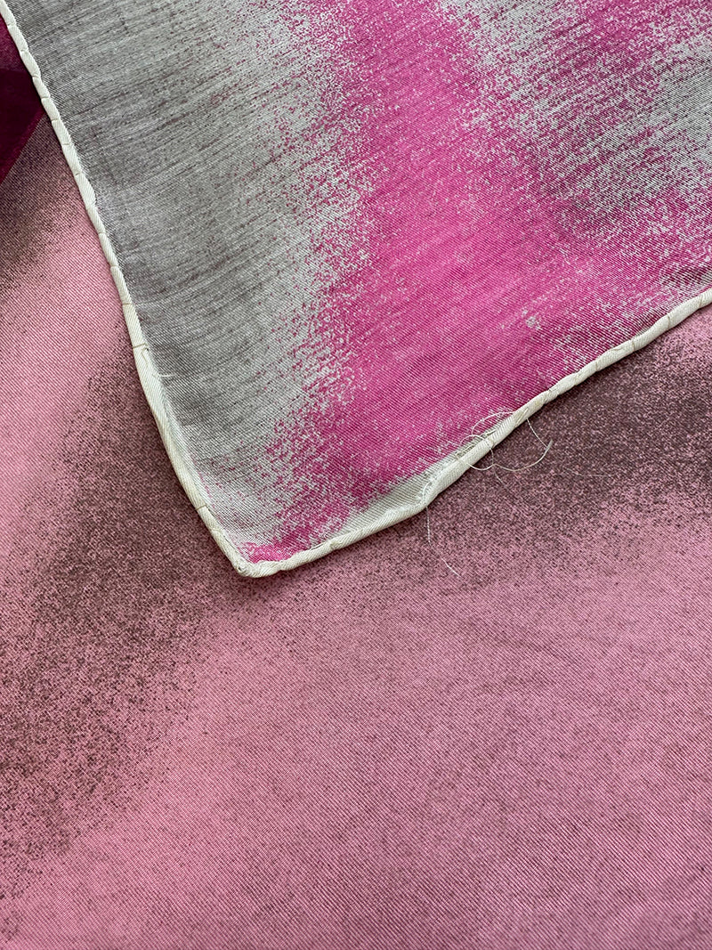 Paars/roze zijden 50s sjaal