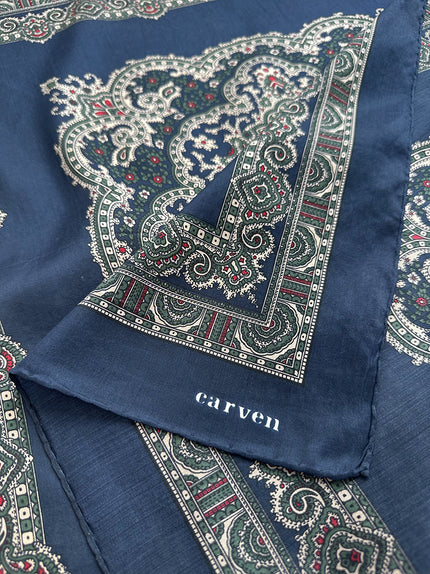 Zijden paisley designer sjaal