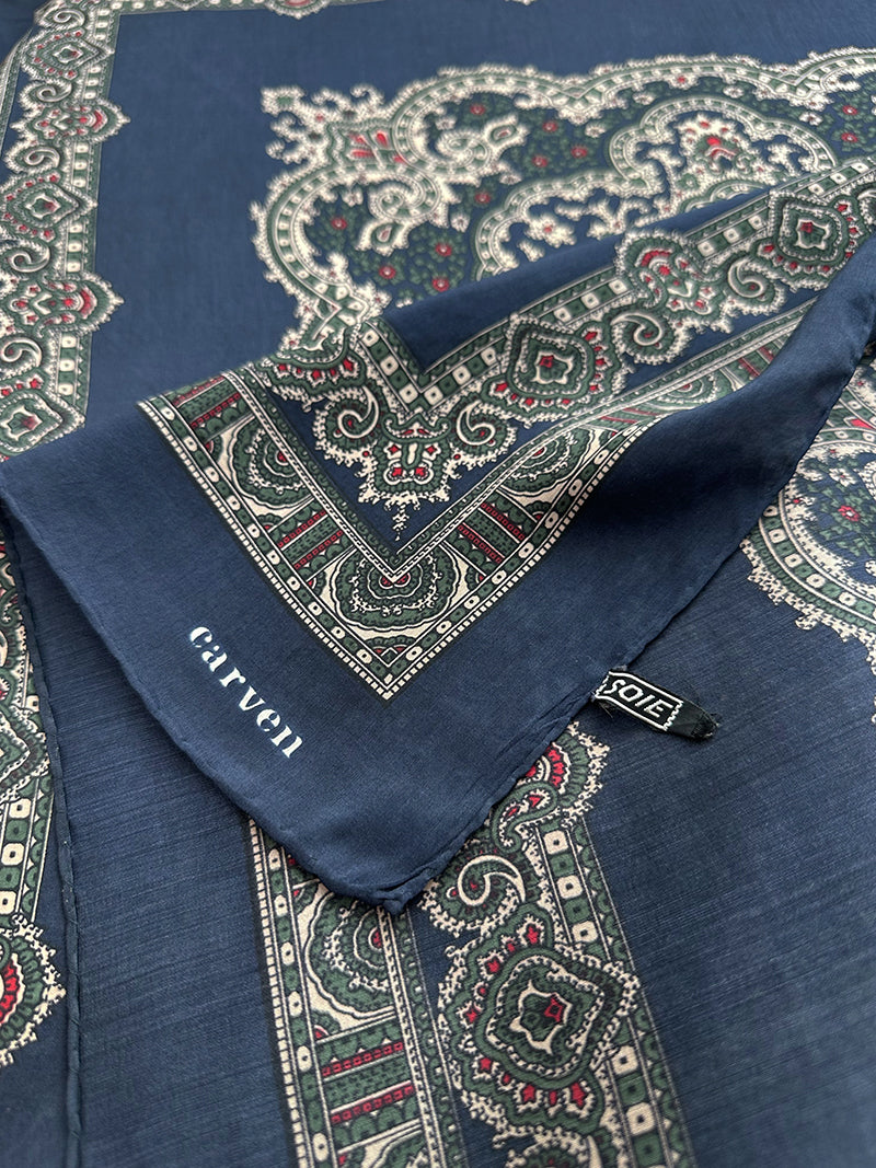 Zijden paisley designer sjaal