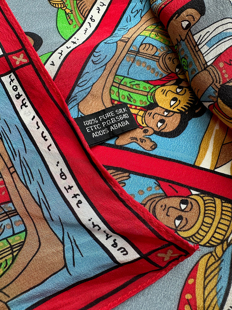 Zijden sjaal uit Ethiopië