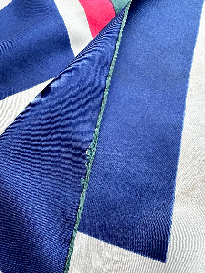 50s zijden designer sjaal