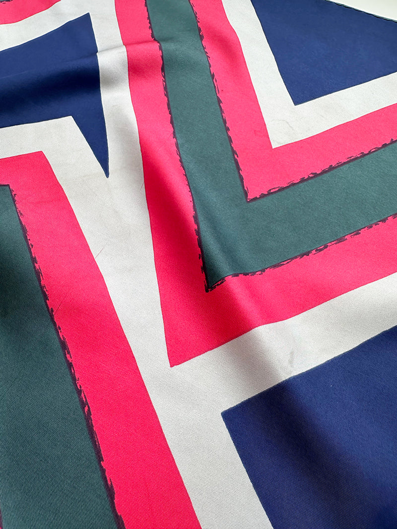 50s zijden designer sjaal