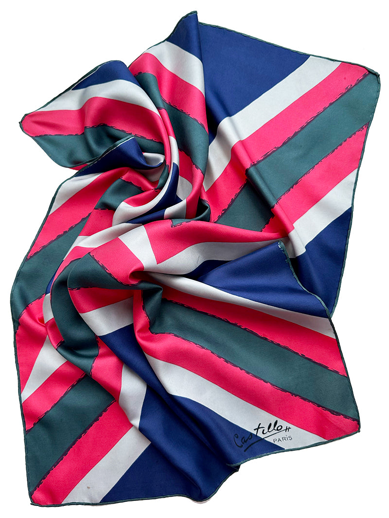 50s zijden designer sjaal