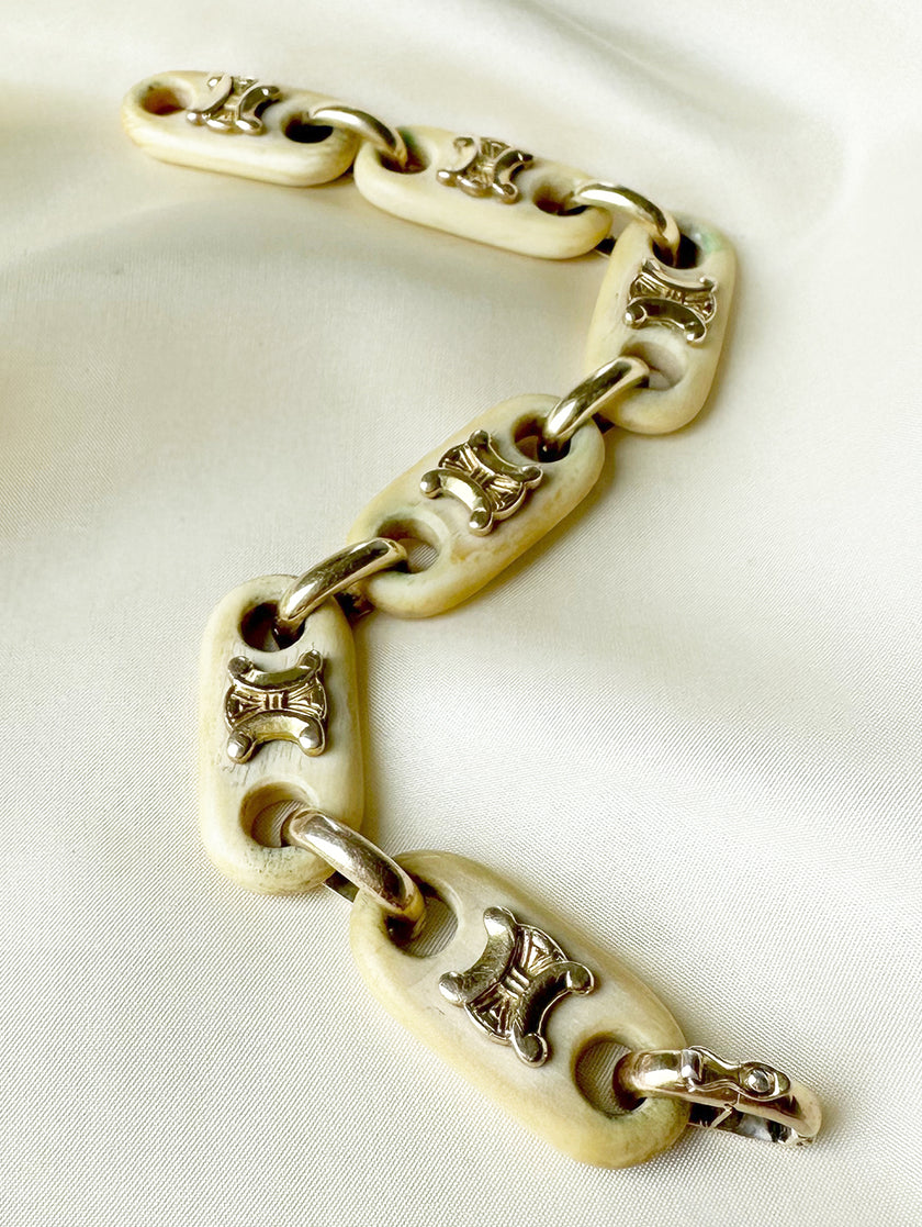 Schakelarmband van hout