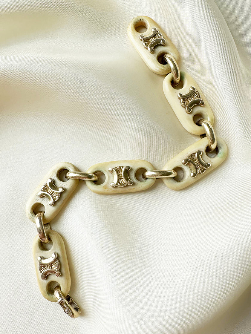 Schakelarmband van hout