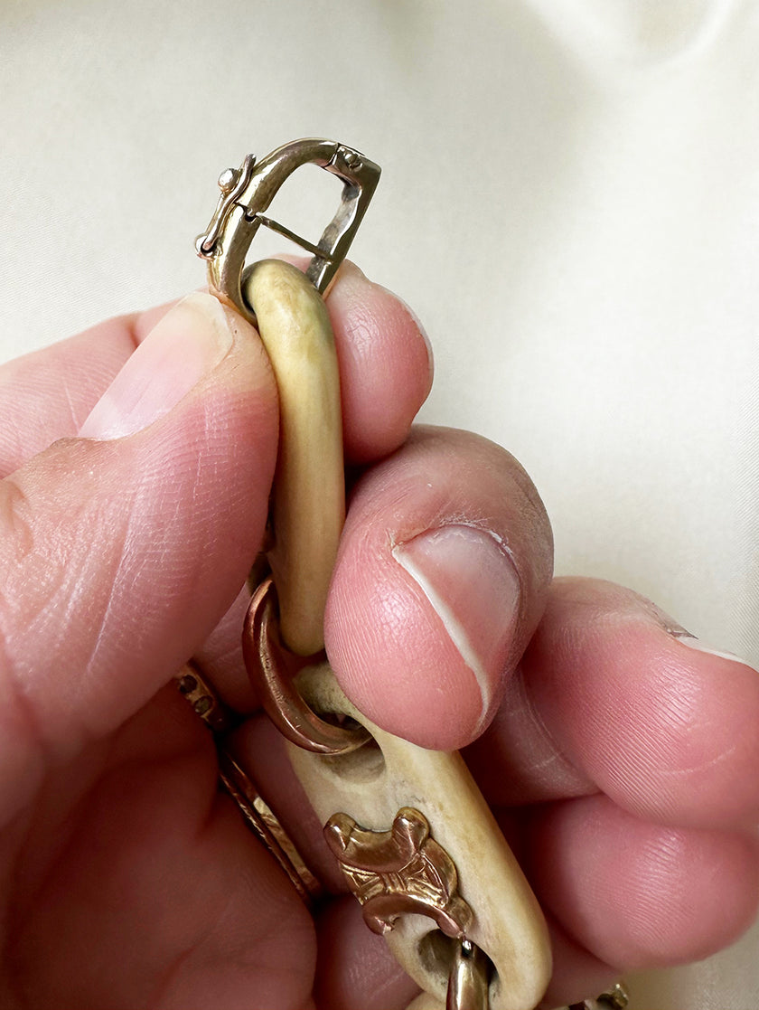 Schakelarmband van hout