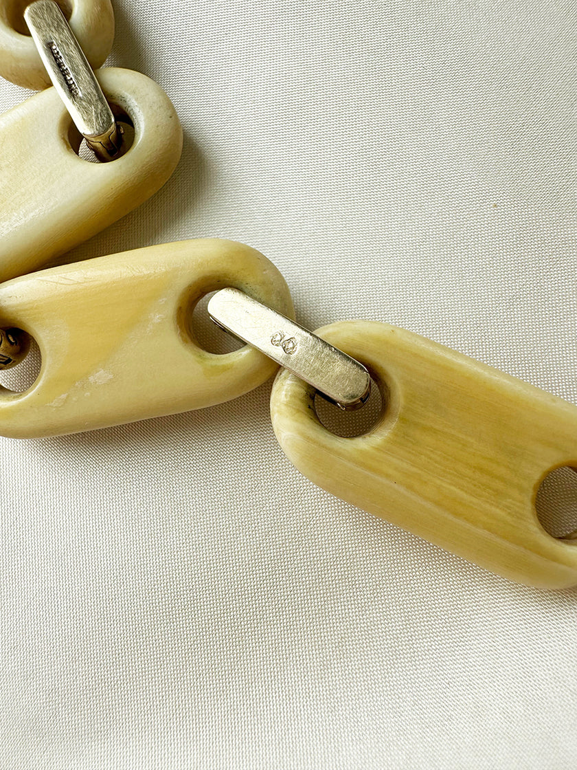 Schakelarmband van hout