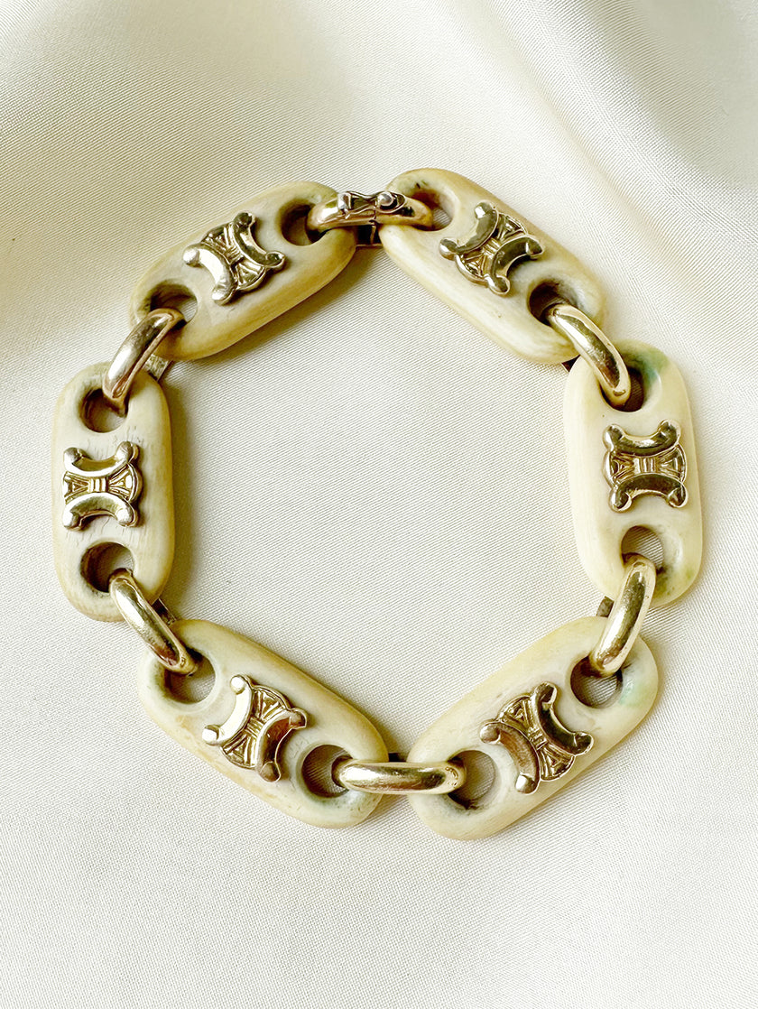 Schakelarmband van hout