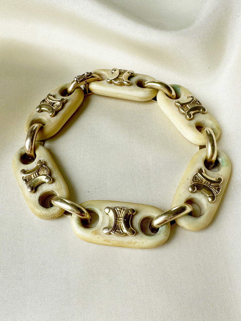 Schakelarmband van hout