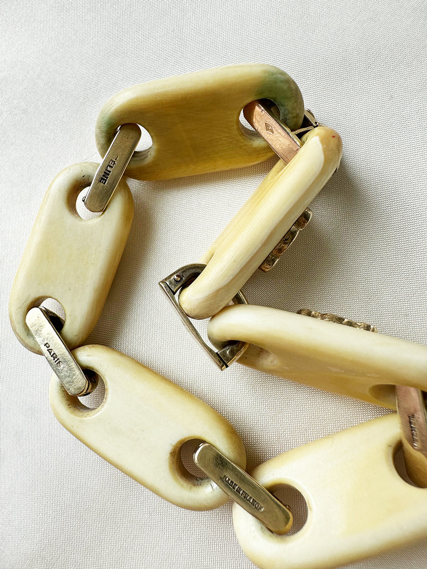 Schakelarmband van hout