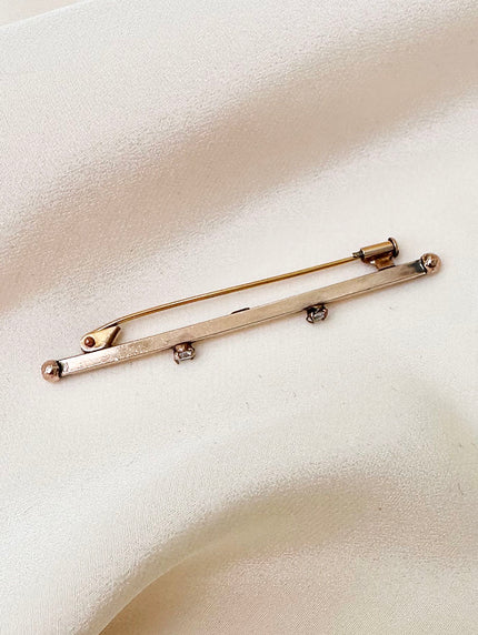 Lange smalle designer broche