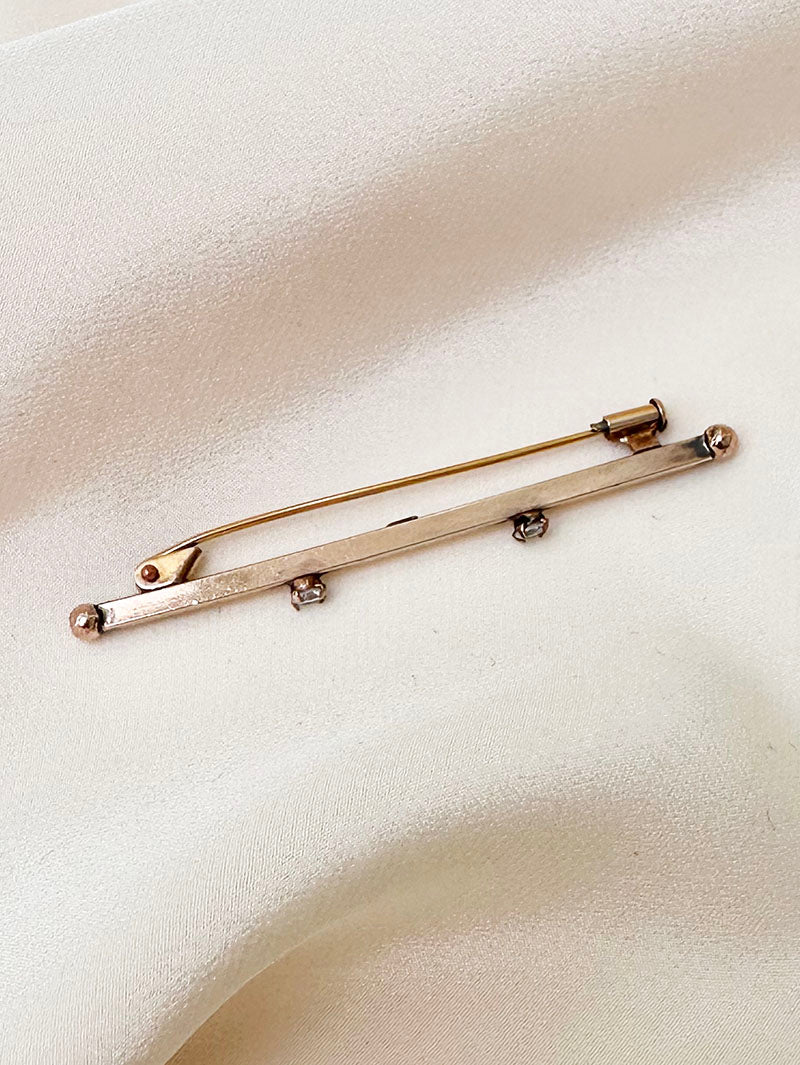 Lange smalle designer broche