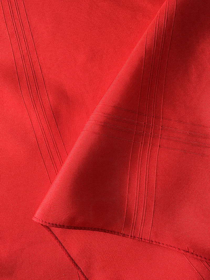 Knalrode zijden designer pochet
