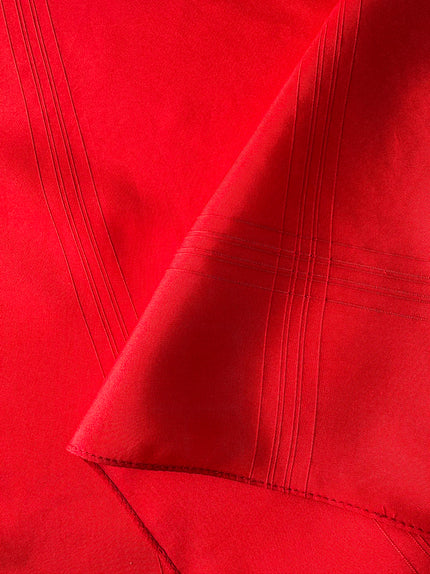 Knalrode zijden designer pochet