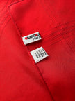 Knalrode zijden designer pochet