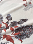 70s floral zijden sjaal