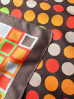 70s zijden designer sjaal