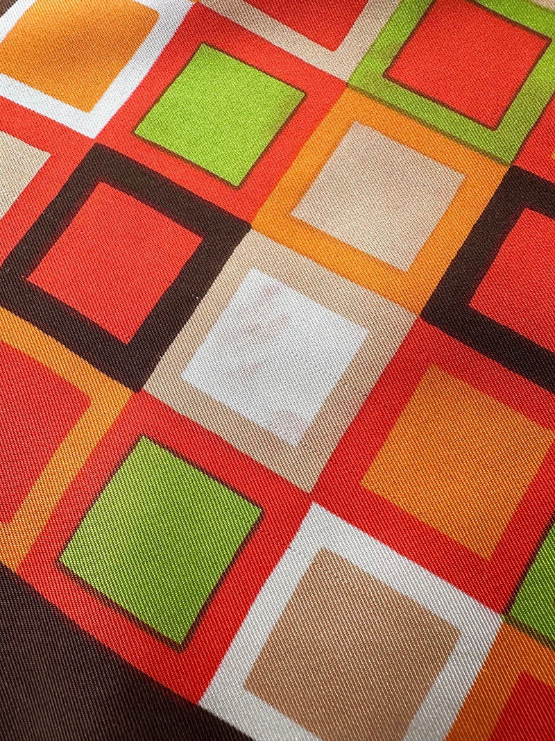 70s zijden designer sjaal