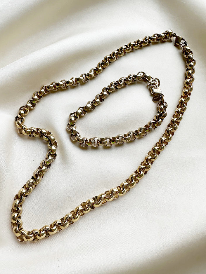 Designer schakelketting en armband