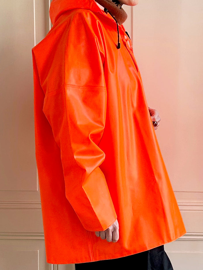 Neon-oranje anorak