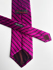 Fuchsia zijden designer stropdas