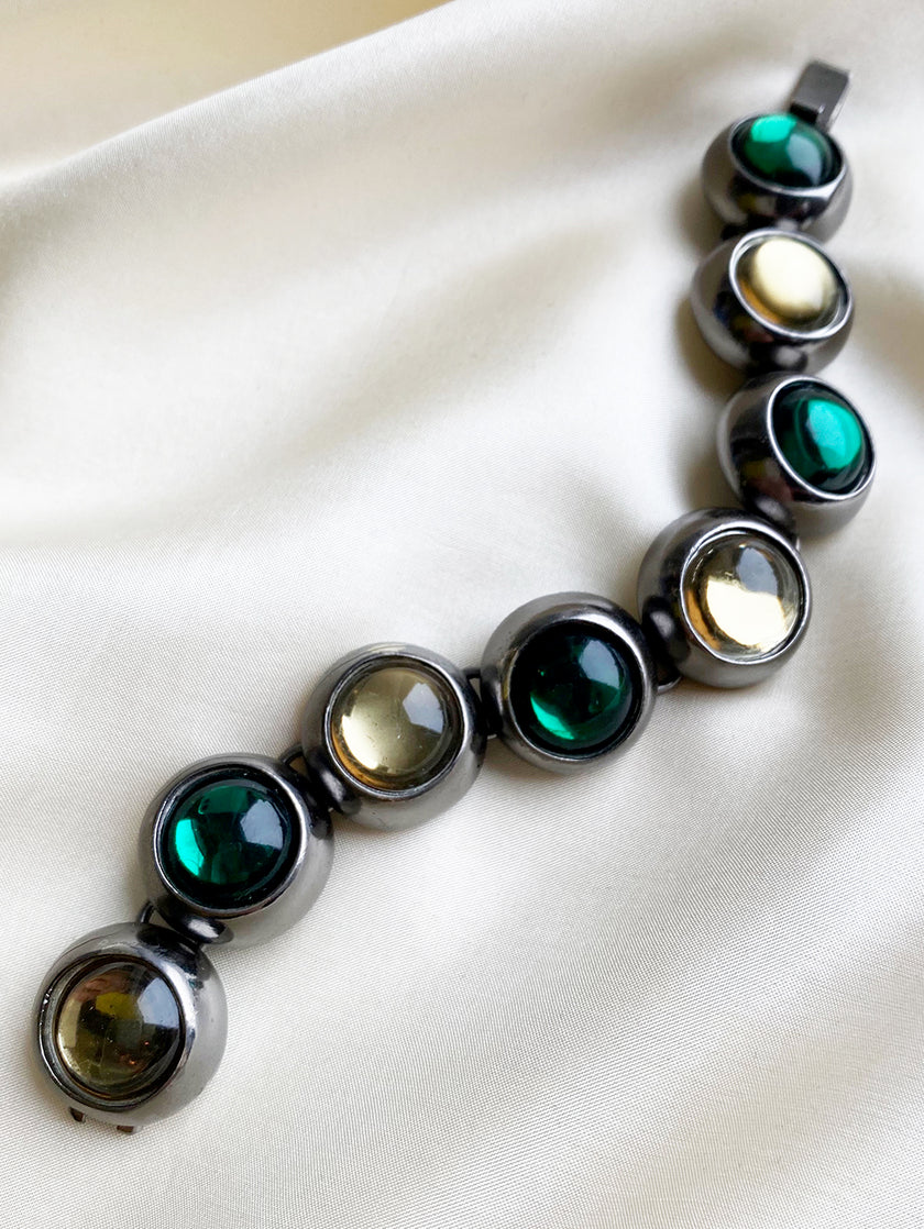 Armband met Gripoix glas