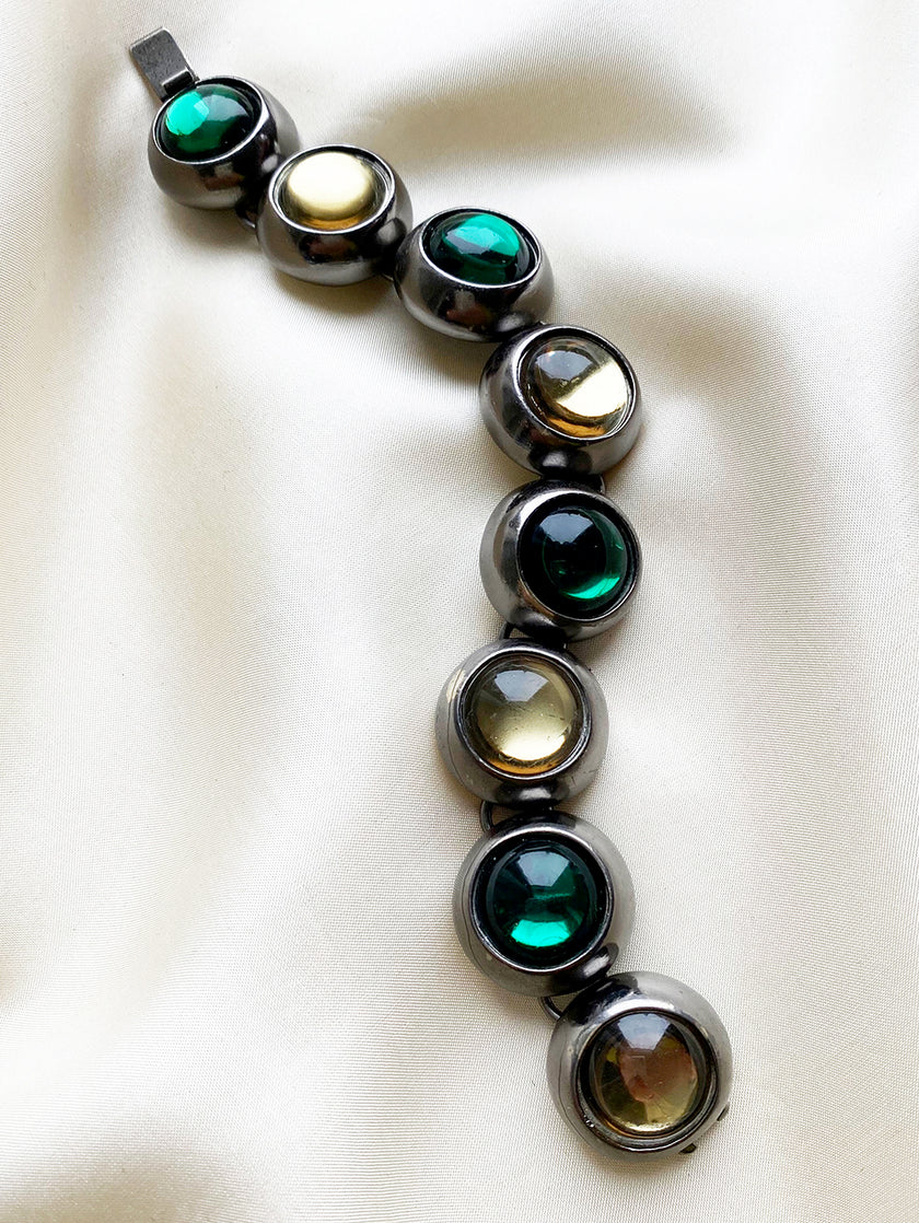 Armband met Gripoix glas