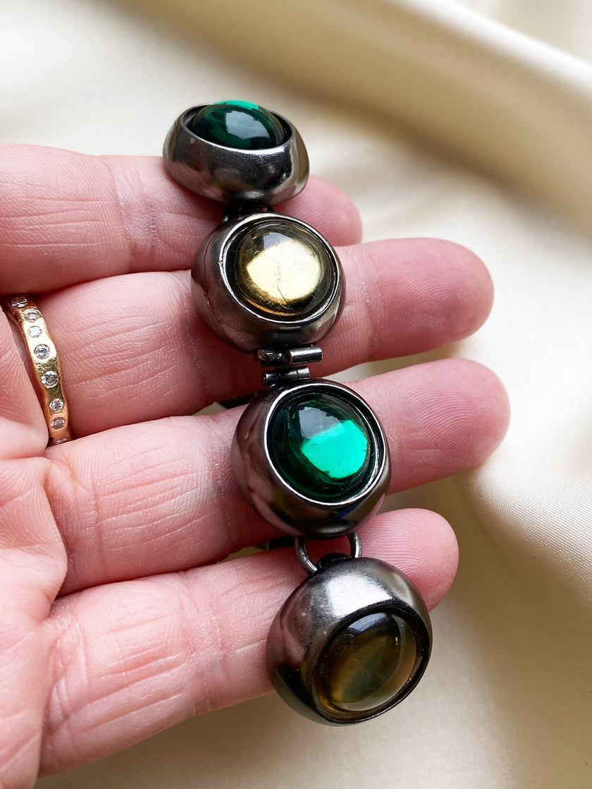 Armband met Gripoix glas