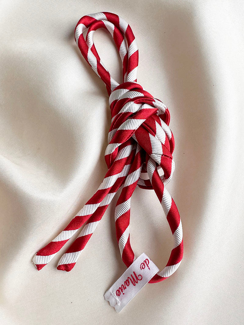 Le lien - Rood/wit gestreept (polyester)