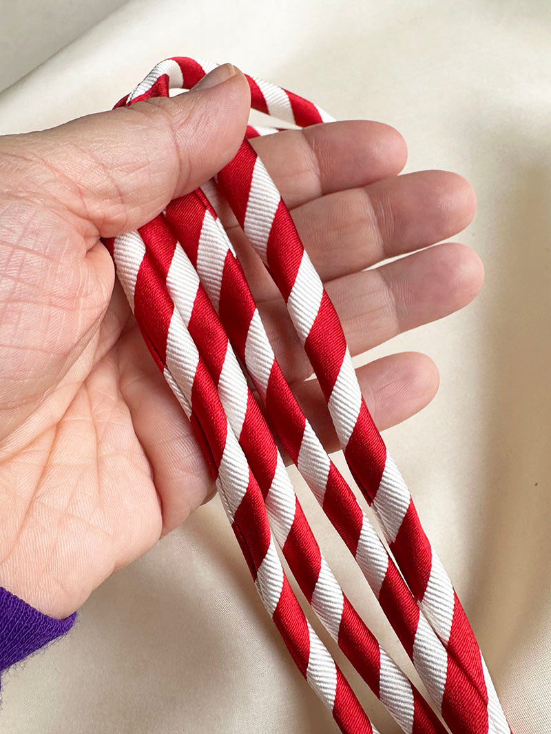Le lien - Rood/wit gestreept (polyester)