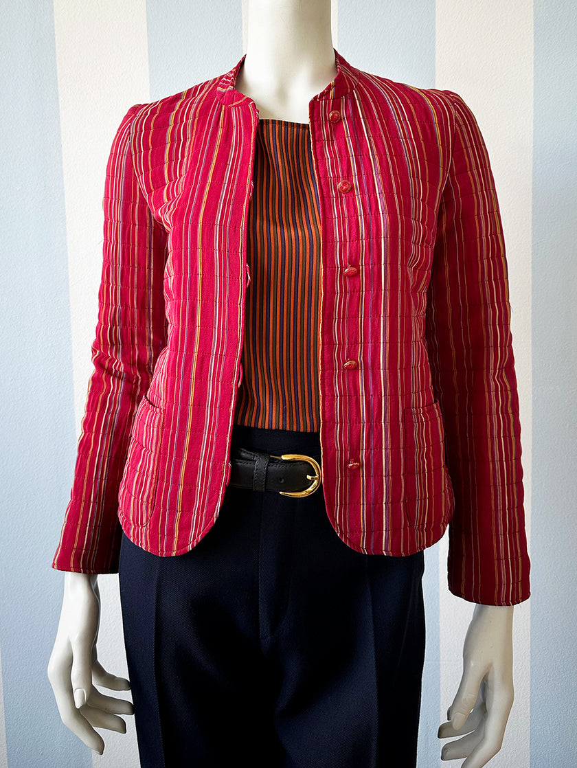 Gewatteerd zijden jasje