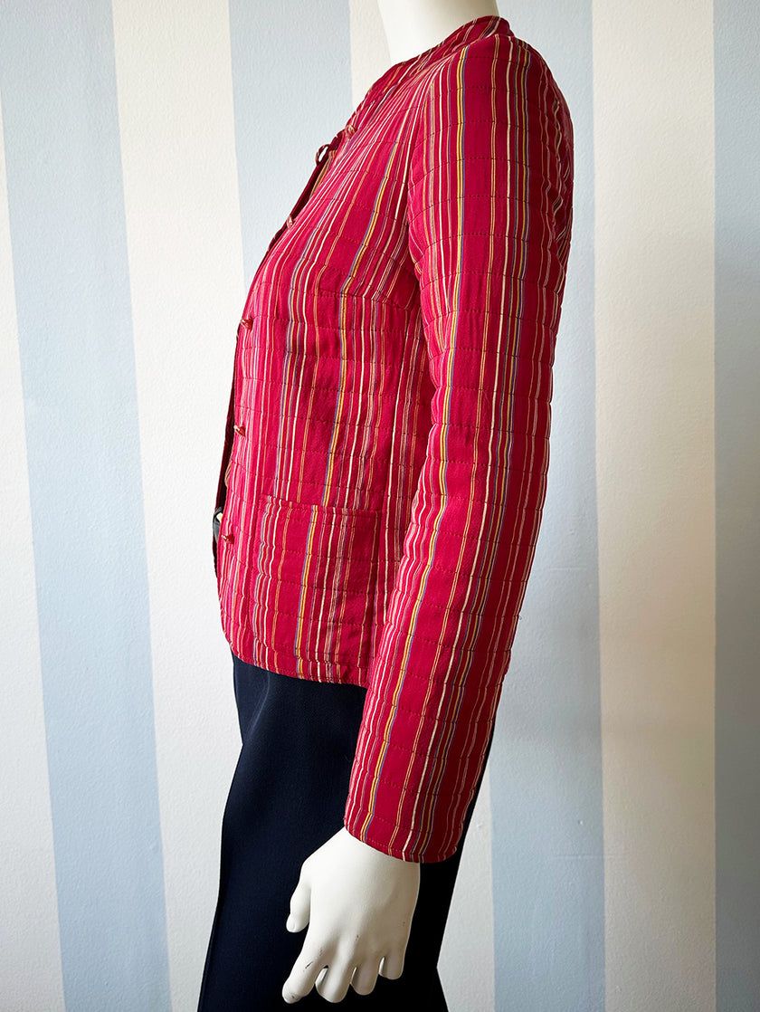 Gewatteerd zijden jasje