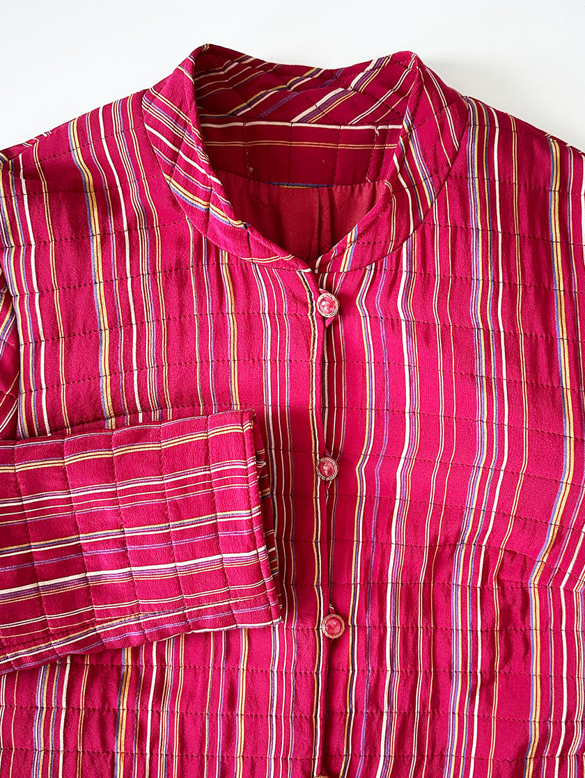 Gewatteerd zijden jasje