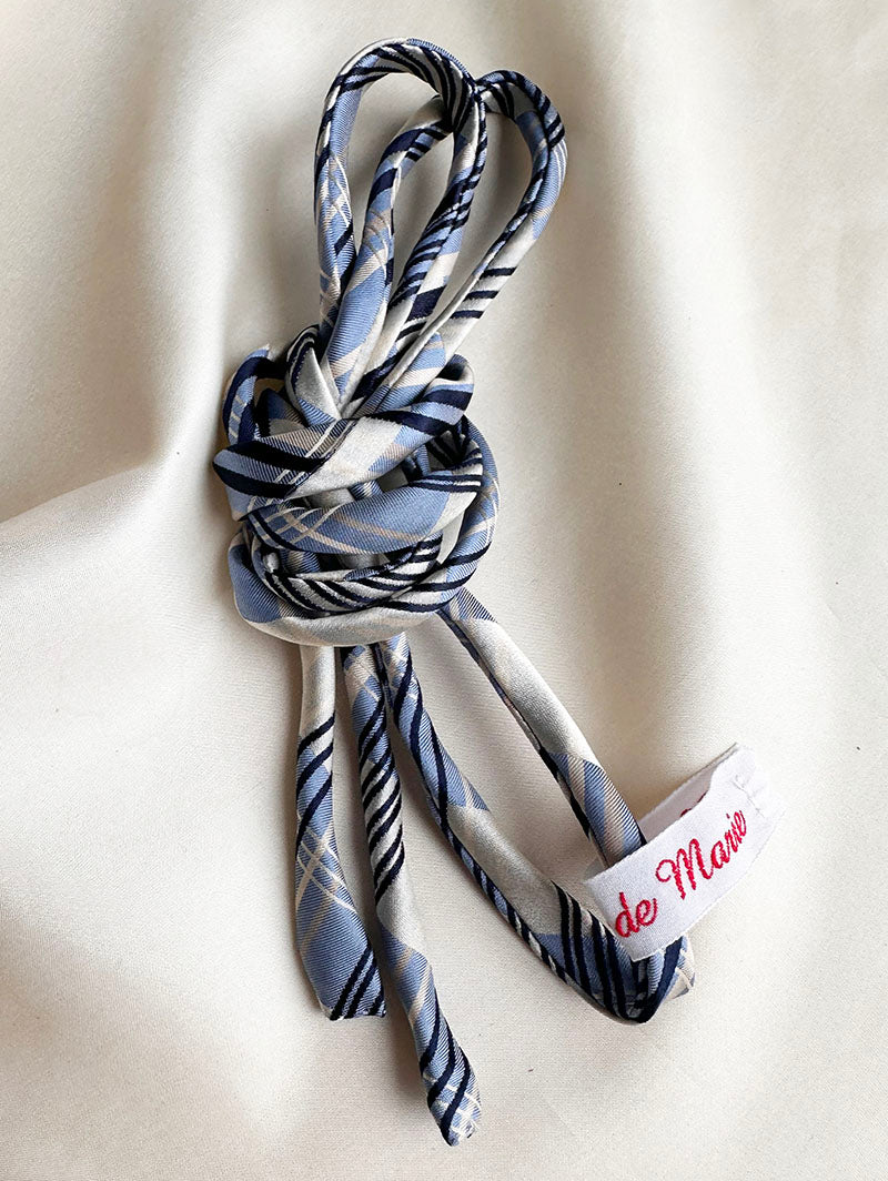 Le lien - Blauw gestreept