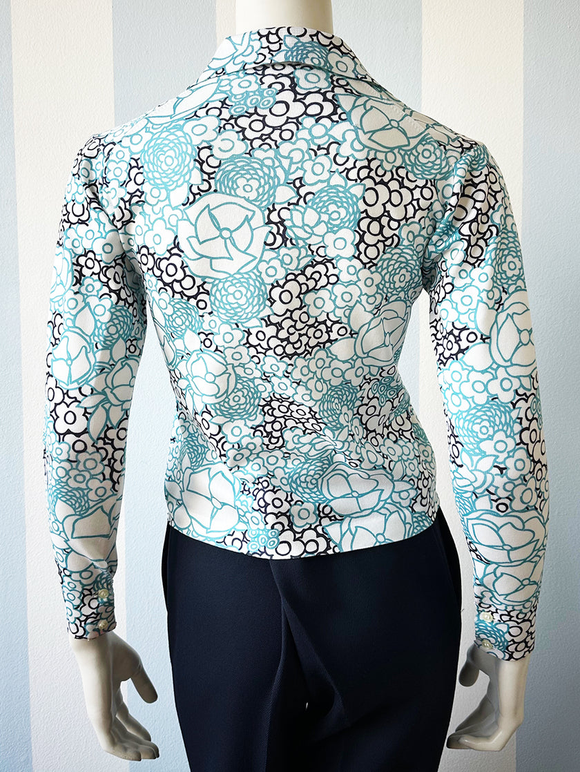 Floral seventies top