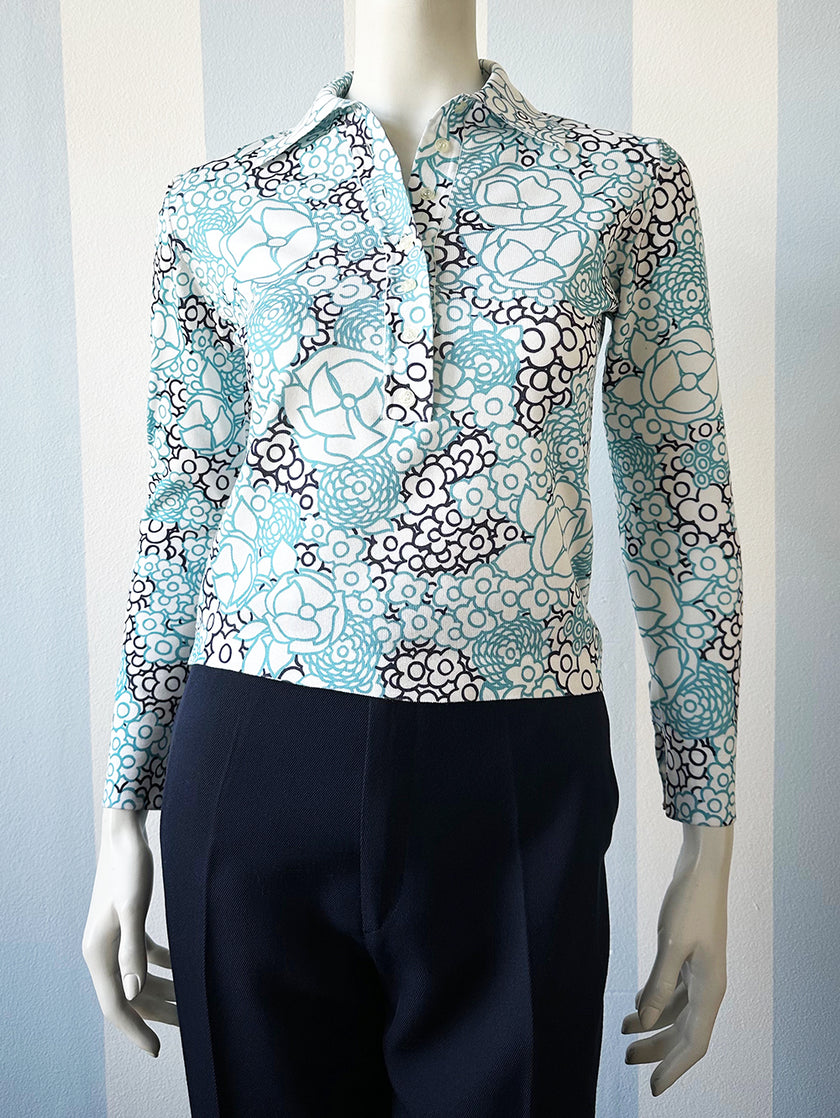 Floral seventies top