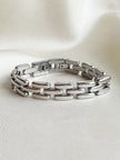 Zilveren schakelarmband