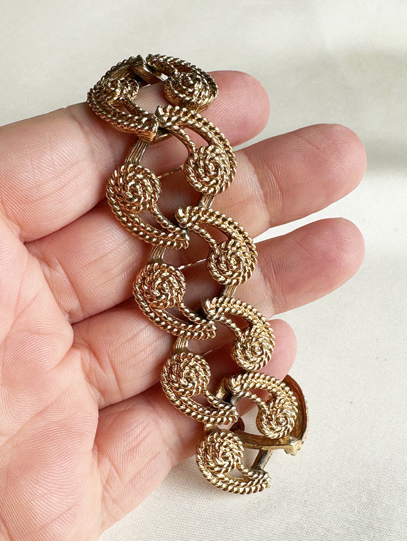 Gouden paisley armband