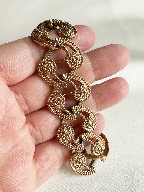 Gouden paisley armband